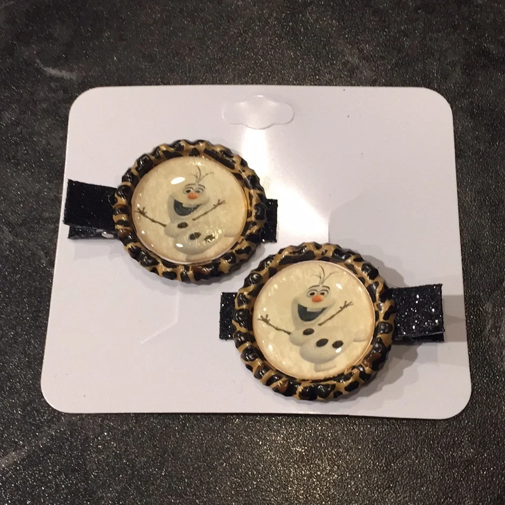 3 For $16 Frozen/Olaf  Hair Clips